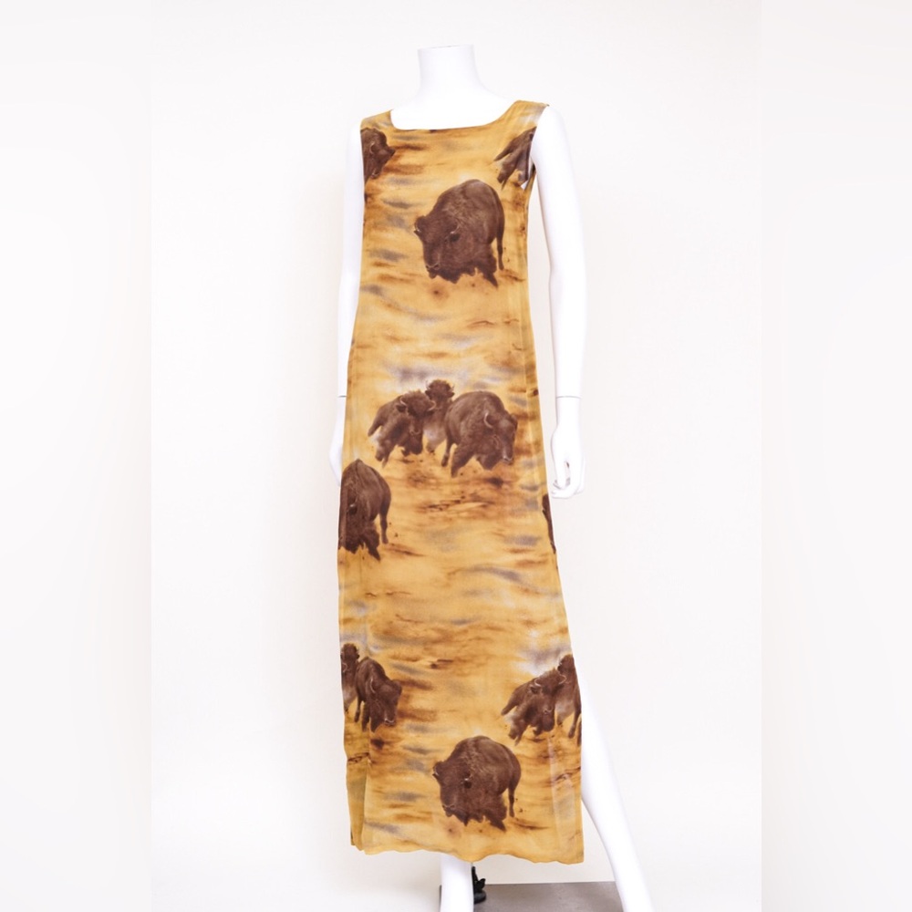 Buffalo Print Maxi Dress - Picture 3 of 4